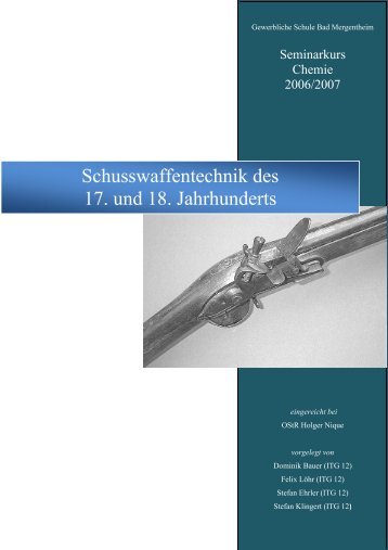 4. Geschichte des Schwarzpulvers