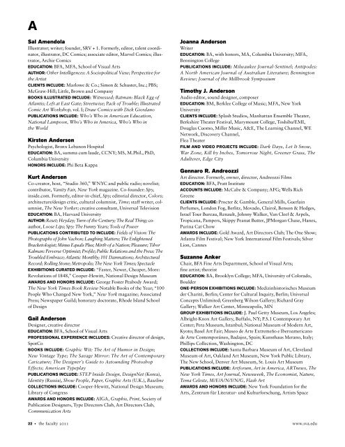 B - SVA MFA INTERACTION DESIGN- THESIS SYLLABUS - School of