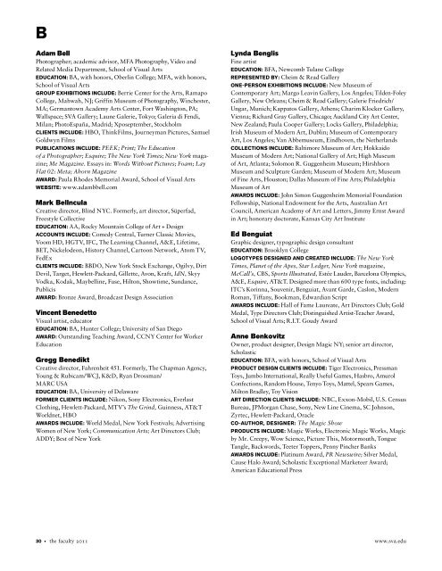 B - SVA MFA INTERACTION DESIGN- THESIS SYLLABUS - School of