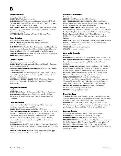 B - SVA MFA INTERACTION DESIGN- THESIS SYLLABUS - School of