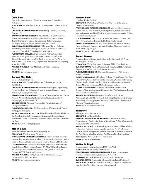 B - SVA MFA INTERACTION DESIGN- THESIS SYLLABUS - School of