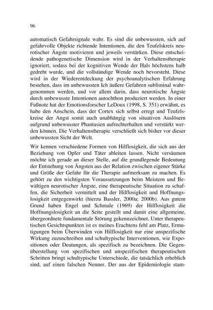 Angst, Furcht und ihre Bewältigung - oops - Carl von Ossietzky ...