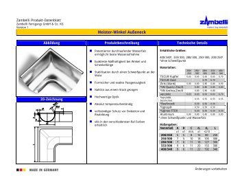 Meister-Winkel Außeneck
