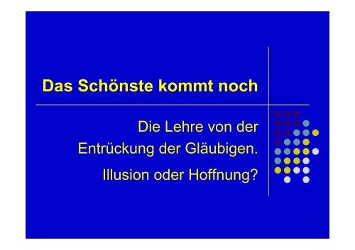 Die Entrueckung der Glaubenden.pdf - Helmut Blatt