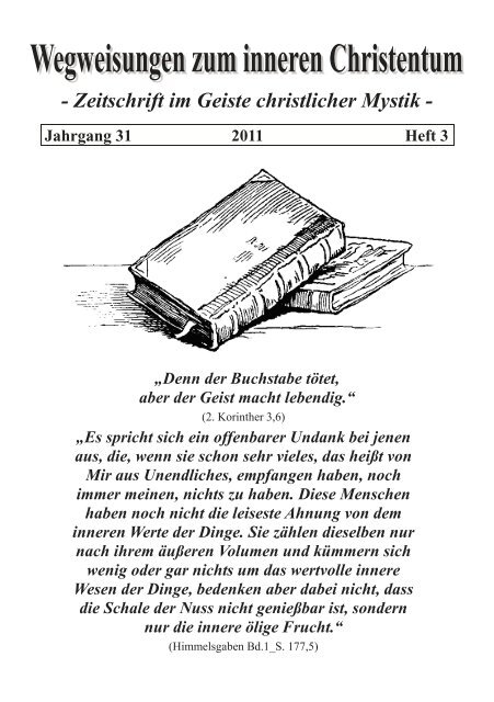 GL 3-2011 - der Lorber-Gesellschaft eV