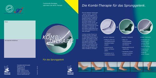 Kombi-Therapie Sprunggelenk