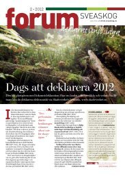 Dags att deklarera 2012 - Sveaskog