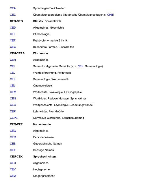 Systematik Germanistik - Universität Vechta