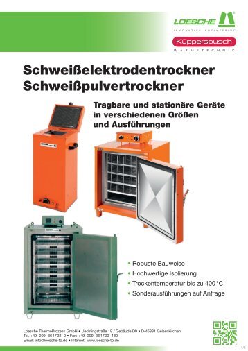 Broschüre D | PDF | 2,3 MB - LOESCHE THERMOPROZESS GmbH ...