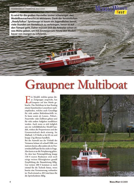 Graupner Multiboat