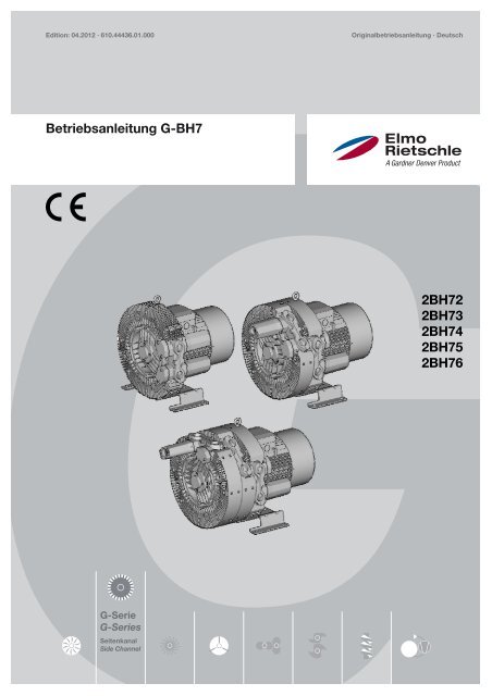 Betriebsanleitung G-BH7 2BH72 2BH73 2BH74 ... - Elmo Rietschle