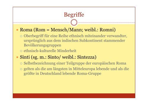 Referat Sinti und Roma, Lydia Palm - mittendrin und aussenvor