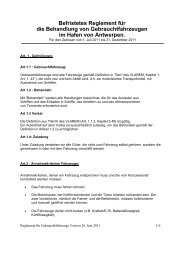 Befristetes Reglement für die Behandlung von ... - Crowfile