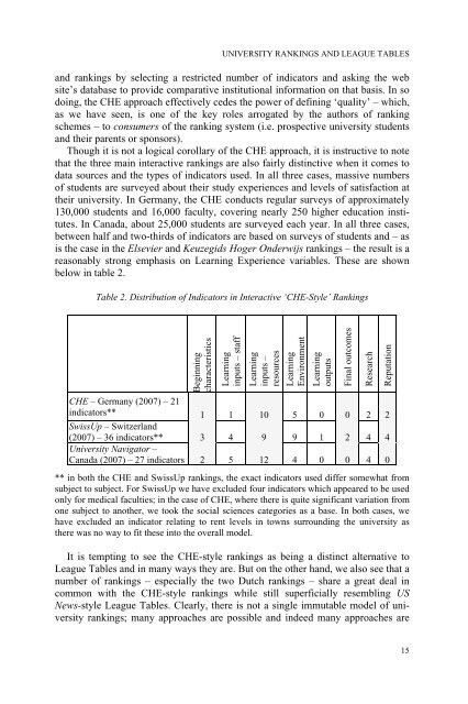 University Rankings, Diversity, and the New ... - Sense Publishers