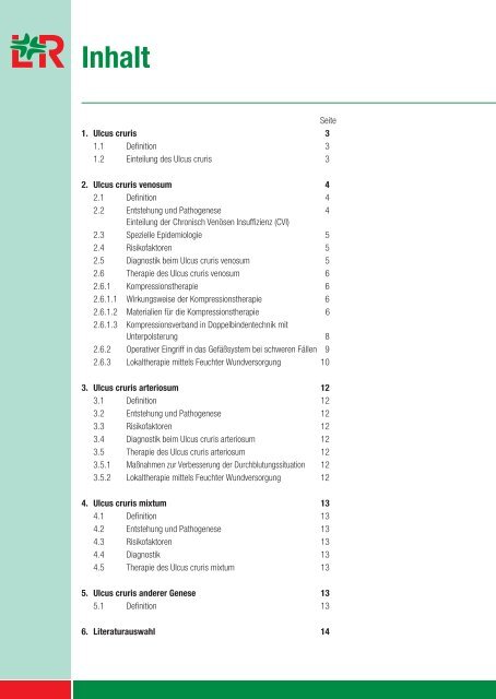 Ulcus cruris (PDF) - Lohmann & Rauscher