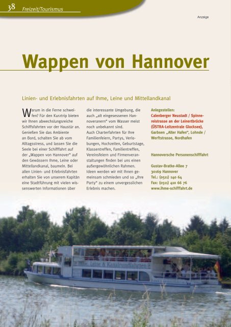 Hannover und Region - Blickpunkt Hannover