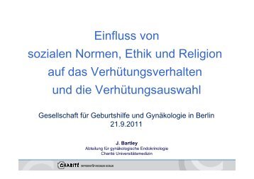 Einfluss von sozialen Normen, Ethik und Religion auf das ...