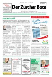 Ausgabe vom 01.04.2011 - SVP Kanton Zürich