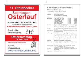 11. Steinbecker Osterlauf