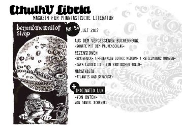 cthulhu libria 58 - Luzifer Verlag