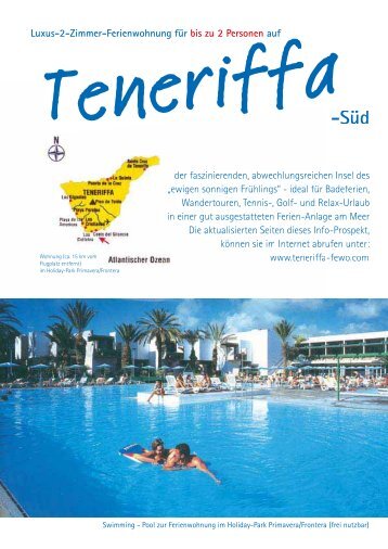 der faszinierenden, abwechlungsreichen Insel des ... - Teneriffa-Fewo