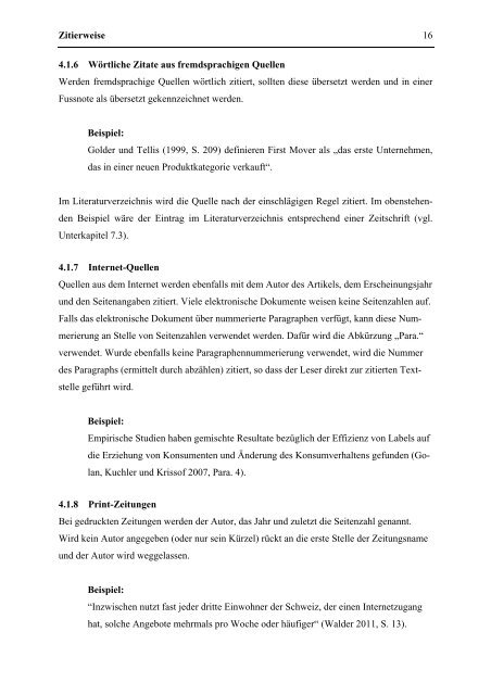 Formale Richtlinien V.2.1 - IMU - Marketing - Universität Bern