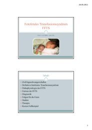 (Microsoft PowerPoint - Fetofetales Transfusionssyndrom ... - anifs