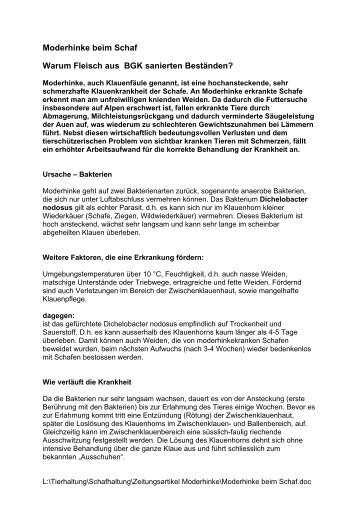 Moderhinke beim Schaf.pdf - landwirtschaft.sg.ch ...