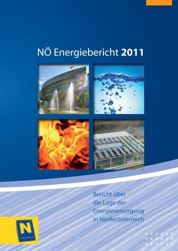 NÖ Energiebericht 2011 - beim Niederösterreichischen Landtag