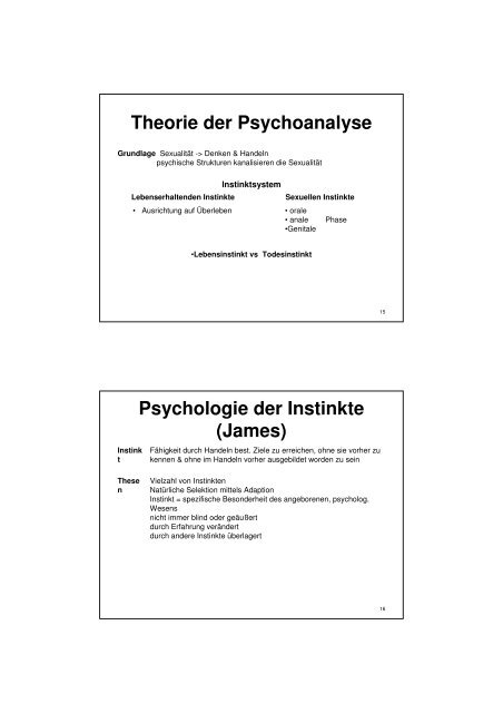 Grundlagen der Evolutionspsychologie