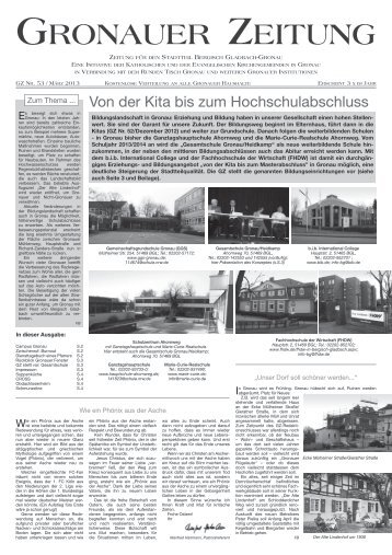 Gronauer ZeitunG - Katholische Kirchengemeinde St. Laurentius in ...