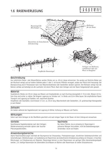 Ingenieurbiologische Bauweisen