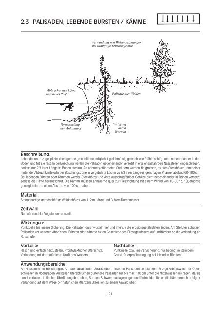 Ingenieurbiologische Bauweisen