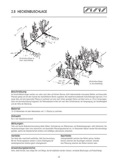 Ingenieurbiologische Bauweisen