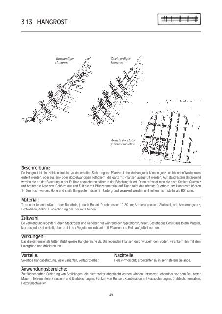 Ingenieurbiologische Bauweisen