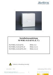 Installationsanleitung M-WRG-S/Z-KNX (F, C) - Meltem