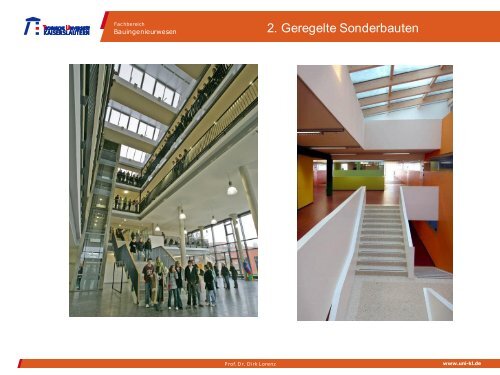 1. Gesetzliche Grundlagen - Fachbereich - Bauingenieurwesen