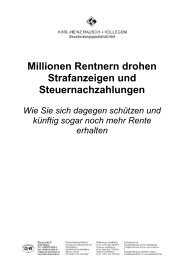 Millionen Rentnern drohen Strafanzeigen und Steuernachzahlungen