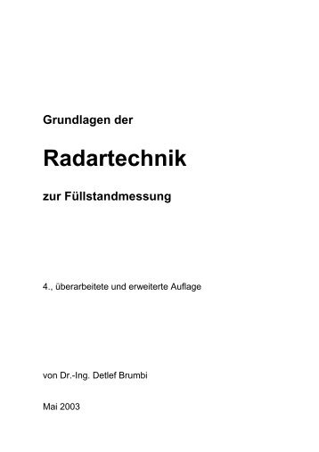 Grundlagen der Radartechnik zur Füllstandmessung - Brumbi.de