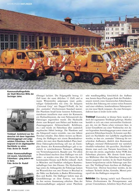 Haflinger TDC - Steyr Puch Haflinger