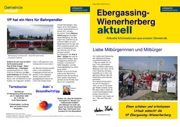 Ebergassing- Wienerherberg - Ebergassing - Volkspartei ...