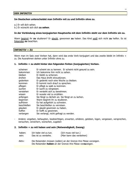 Deutsche Grammatik B2 - Emperus