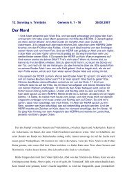 Der Mord - Vorträge von Reinhart Gruhn