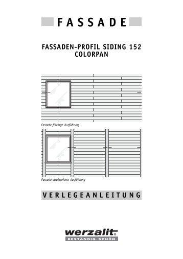 fassaden-profil siding 152 colorpan fassade