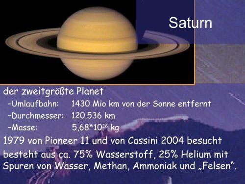 Unser Sonnensystem - Index of