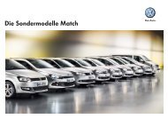 Die Sondermodelle Match - Volkswagen Nutzfahrzeuge