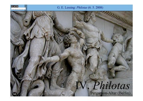 IV. Philotas - Literaturwissenschaft-online