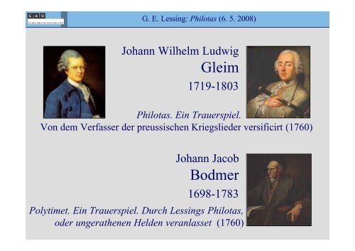 IV. Philotas - Literaturwissenschaft-online