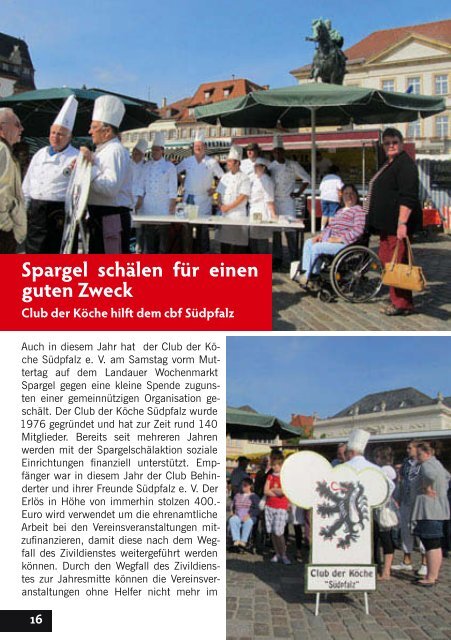 Ausgabe 03/2011 - Club Behinderter und ihrer Freunde Südpfalz eV