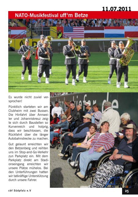 Ausgabe 03/2011 - Club Behinderter und ihrer Freunde Südpfalz eV